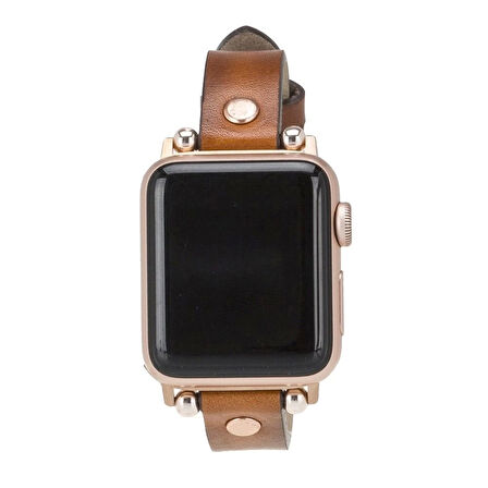 Apple Watch Uyumlu Deri Kordon 42-44-45mm RG RST2EF