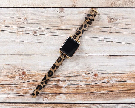 Apple Watch Uyumlu Deri Kordon 38-40-41mm GT LEO1N