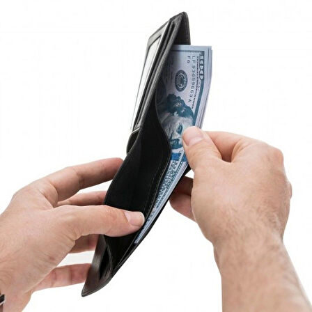 Pier Deri Erkek Cüzdan RST1 Siyah