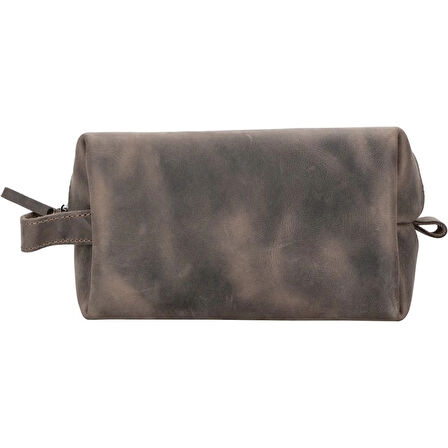 Deri Bakım Ve Seyahat Çantası, XL Beden, Antik Koyu Kahve