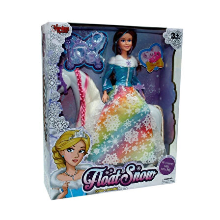 WG-66741 Kutulu 29cm Aksesuarlı Atlı Bebek