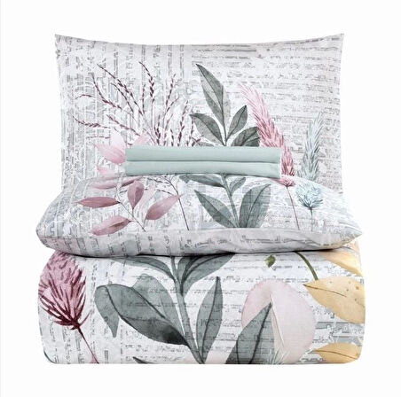 Altınbaşak Creaforce Vivida Mist Çift Kişilik Nevresim Takımı