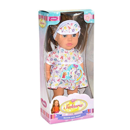 2671 Gamze, Oynar Gözlü Konuşan Sakura Bebek - 1  Adet Stokta Olan Gönderilir