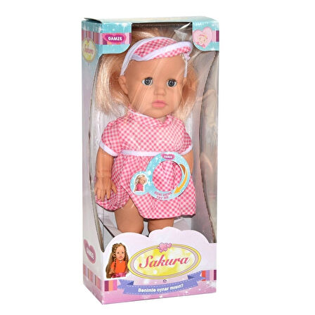 2671 Gamze, Oynar Gözlü Konuşan Sakura Bebek - 1  Adet Stokta Olan Gönderilir