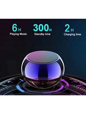 Metal Mini Kablosuz Hoparlör Şarjlı 4w Mini Bluetooth Speaker Tws Özellikli Ses Bombası