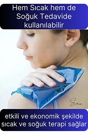 5'li Avantaj Küçük Boy Soğuk Sıcak Kompres Buz Jel Termojel El Ayak Diz Ağrı Tekrar Kullanılabilir