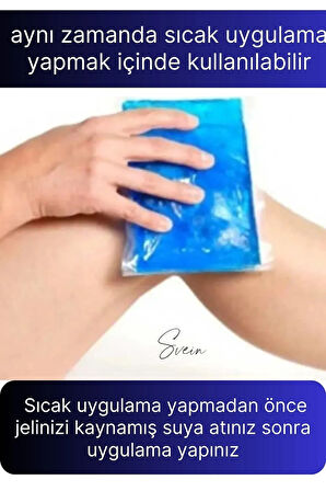 5'li Avantaj Küçük Boy Soğuk Sıcak Kompres Buz Jel Termojel El Ayak Diz Ağrı Tekrar Kullanılabilir