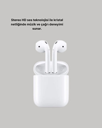 2. Nesil Bluetooth 5.0 Kablosuz Kulaklık Su Geçirmez HD Ses