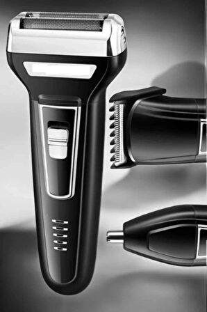 3 Başlıklı Kulak Ve Burun Tıraş Makinesi Erkeklere Özel