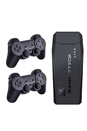 Game Stick El Atarisi 2.4g Kablosuz Çift Kol Oyunlar 4k Game Stick 3500 Oyunlu Atari Uyumlu