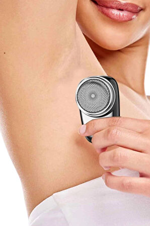 Seyahat Tipi Tıraş Makinesi Taşınabilir Kablosuz Mini Paslanmaz Çelik
