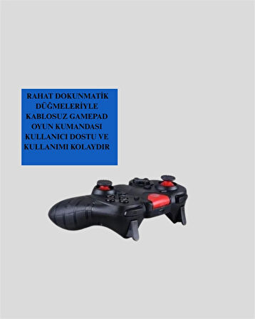 Android Uyumlu Gamepad X3 Game Stick Oyun Kolu Bluetooth Bağlantılı
