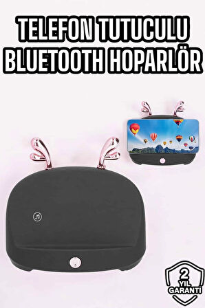 Telefon Tutuculu Akıllı Hoparlör Yüksek Ses Kaliteli Hoparlör