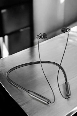 Dijital Göstergeli Kulak İçi Kablosuz Bluetooth Kulaklık Boyun Bantlı