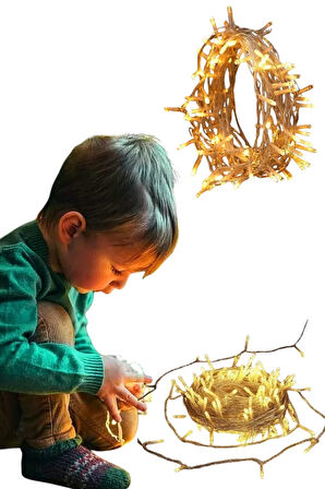 Dış Mekan Led Aydınlatma 10 Metre Gün Işığı Led Işık Pilli