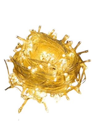 Dekoratif Peri Led 100 Ledli Gün Işığı Pilli 10 Metre Gün Işığı