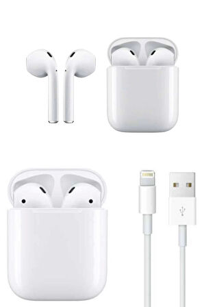 2025 Model Çağrı Cevaplayabilen Bluetooth Kulaklık Beyaz Dokunmatik Kontrol