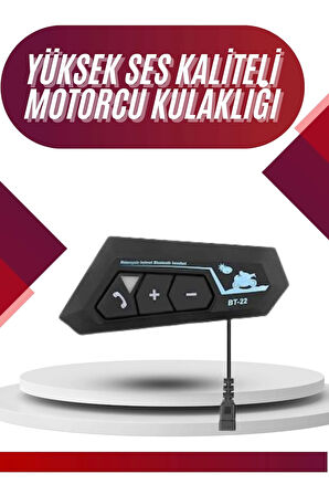 Intercom Bluetooth Kask Kulaklık Motosiklet Kulaklık 5.0 Bluetooth