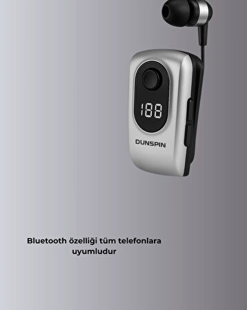 Titreşimli Bluetooth Kulaklık – Uzun Pil Ömrü, Dijital Ekranlı Kablosuz Tasarım