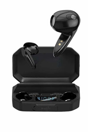 Rgb Işıklı Çift Mikrofonlu Siyah Profesyonel Oyuncu Kulaklığı Kablosuz Kulakiçi