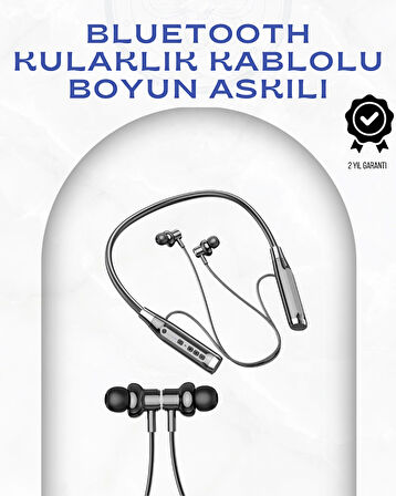 Boyun Askılı Kablosuz Kulaklık – 120 Saat Kesintisiz Müzik Keyfi