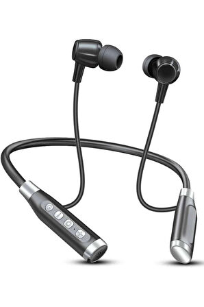 Boyun Bantlı Kulak İçi Kablolu Yüksek Ses Kaliteli Bluetooth Kulaklık