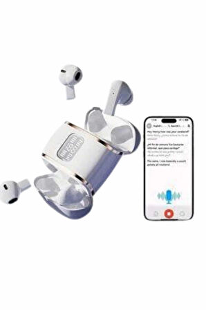 Profesyonel Dijital Göstergeli Düşük Gecikme Bluetooth Kulaklık Çift Kulaklık