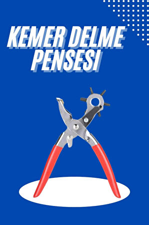 Kemer Delici Kemer Delme Pensesi Delik Açıcı Şık Aparatı Aparat