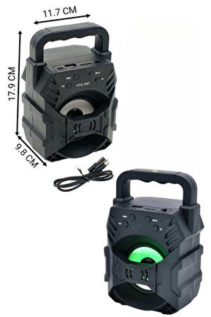 Kablosuz Bluetooth Hoparlör Ses Bombası RGB Işıklı Taşınabilir Yüksek Ses Kaliteli