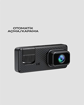 1080P 3 Kameralı Araç DVR – Döngü Kayıt ve Geri Görüş Özellikli