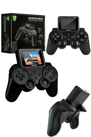 2.4 İnç Ekran 520 Oyunlu Retro Temalı Kablosuz Oyun Kolu El Atarisi