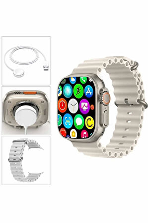 Akıllı Saat Bleutooth Bağlantılı Akıllı Saat Amoled Ekran 49 MM
