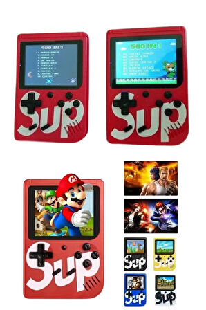 Sup Atari Retro 400 Nostalji Oyunlu Mini Atari Taşınabilir Oyun Konsolu