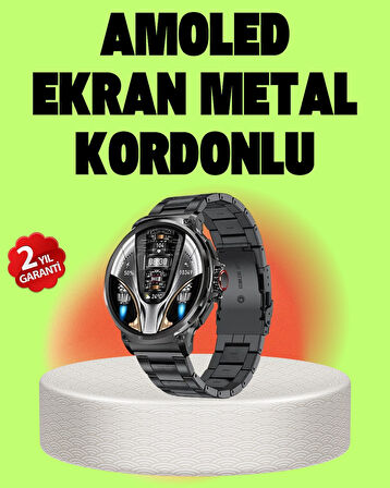 SW80 Akıllı Saat 1.93″ Ultra HD Ekran 700 mAh Batarya 3 Kordon