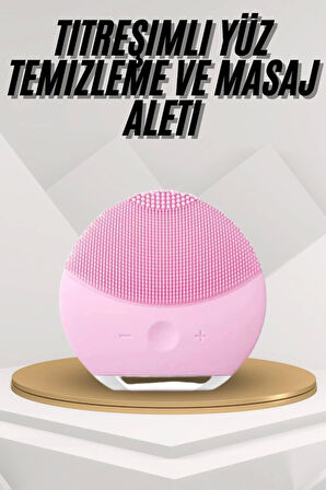 Hassas Ciltlere Özel Titreşimli Yüz Temizleme ve Masaj Aleti