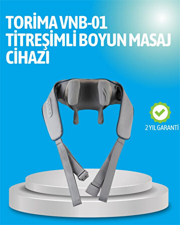 Torima VNB-01 Titreşimli Boyun Masaj Aleti Gri Renk