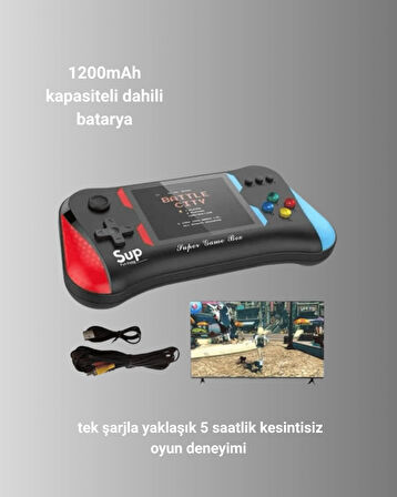 Şarjlı Taşınabilir Oyun Konsolu – X7M Retro Game Box
