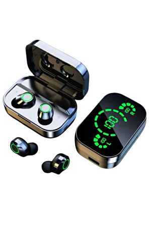 Yeni Nesil Bluetooth Kulaklık Çağrı Cevaplayabilen Dijital Göstergeli Powerbankli