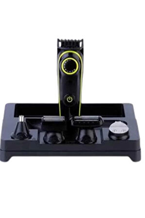 Saç Sakal Vücut Tıraş Makinesi 5in1 Kablosuz Burun Kulak Tıraş Makinesi