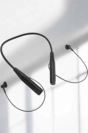 Kablolu Boyun Askılı Dijital Göstergeli Bluetooth Kulaklığı 60 Saat