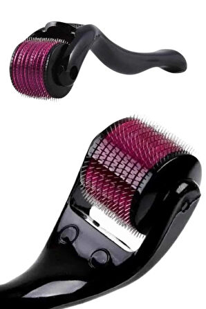 Derma Roller Titanyum Uçlu 540 İğneli 1 Mm Saç Sakal Çıkarma Ve Cilt Bakım Masaj Aleti