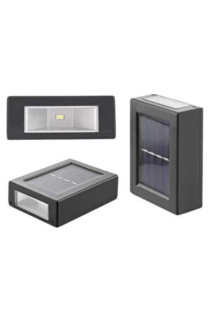 Solar Lamba Dekoratif Aplik Su Geçirmez Led Işıklı Duvar Lambası