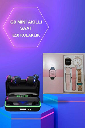 Kadınlara Özel Bileklik Hediyeli Akıllı Saat ve Dijital Göstergeli ANC Özellikli Bluetooth Kulaklık