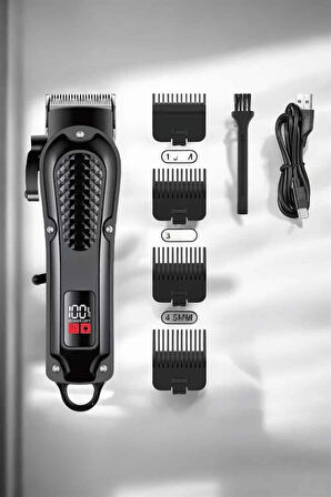 Sıfır Tıraş Makinesi Dijital Göstergeli Paslanmaz Çelik Bıçaklı Taşınabilir