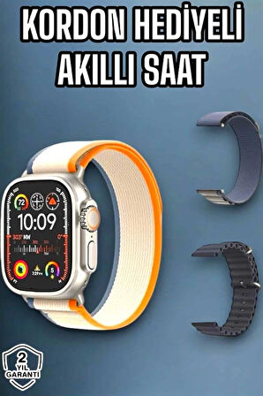 Akıllı Saat Android ve İOS Uyumlu NFC Ve GPS Özelliği Arama Cevaplayan