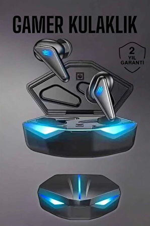 Bluetooth Oyuncu Kulaklığı Led Işıklı Kablosuz ANC Özelliği