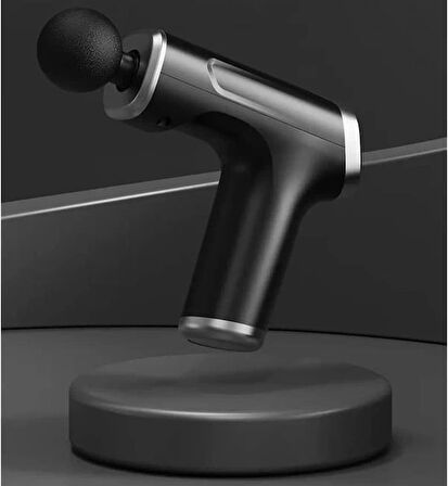 Masaj Tabancası 4 Başlıklı Kas ve Vücut Ağrıları İçin Şarjlı Darbeli