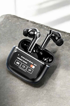 Yeni Nesil Bluetooth Kulaklık Ekranlı Yüksek Ses Kaliteli Uzun Şarj Süreli