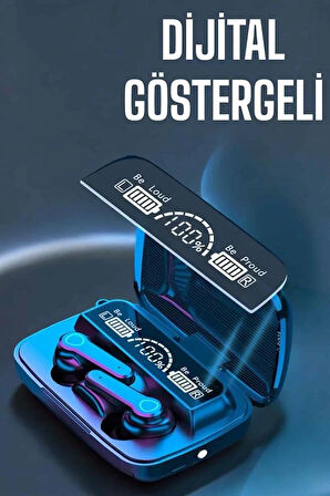Bluetooth Kulaklık Dijital Göstergeli Kablosuz Uzun Pil Ömrü