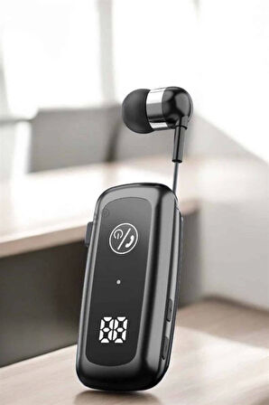 Kablolu Bluetooth Kulaklık Kulak İçi Stereo Mikrofonlu Dijital Göstergeli
